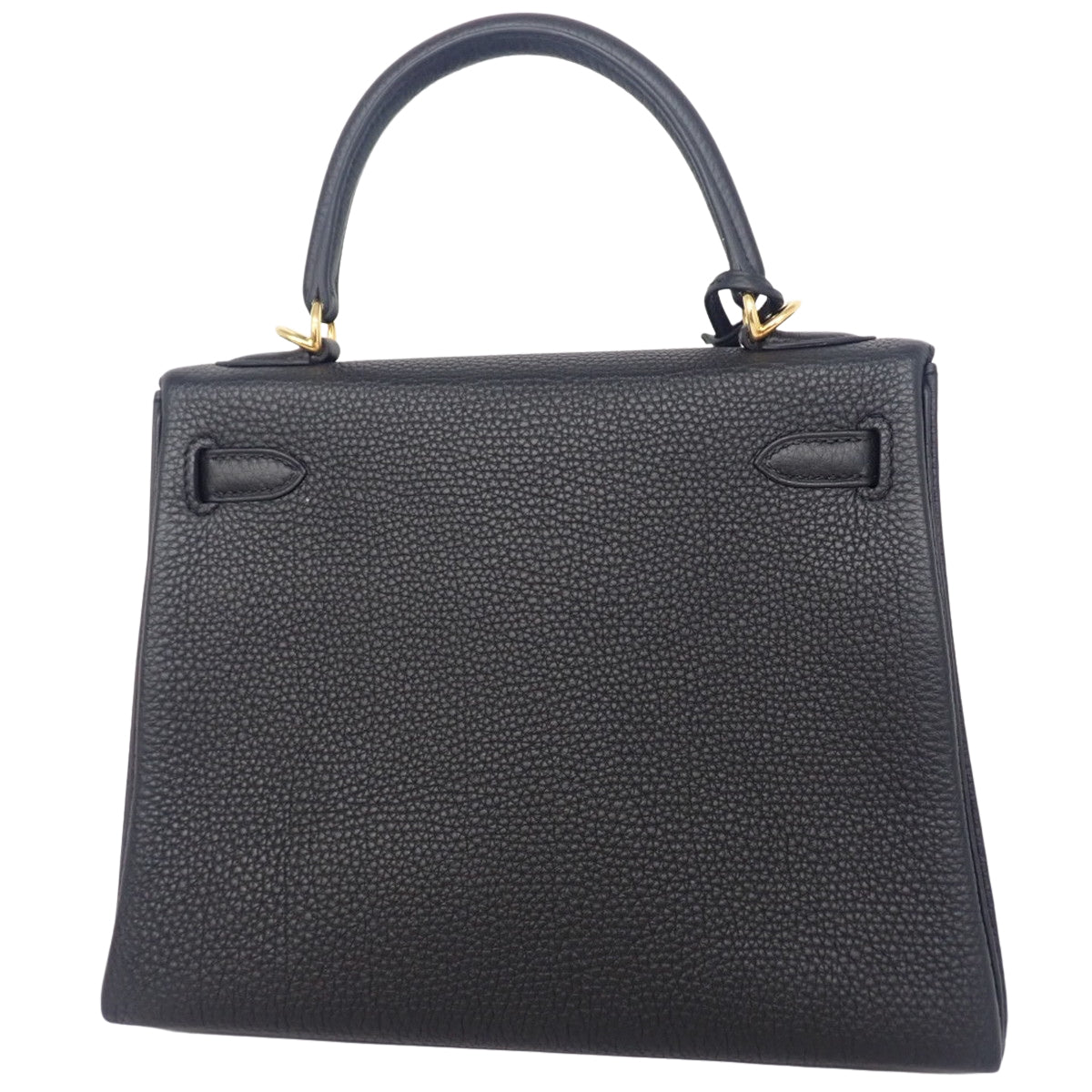 Kelly 25(内侧缝线)Togo黑色,配金色五金配件和U形印章