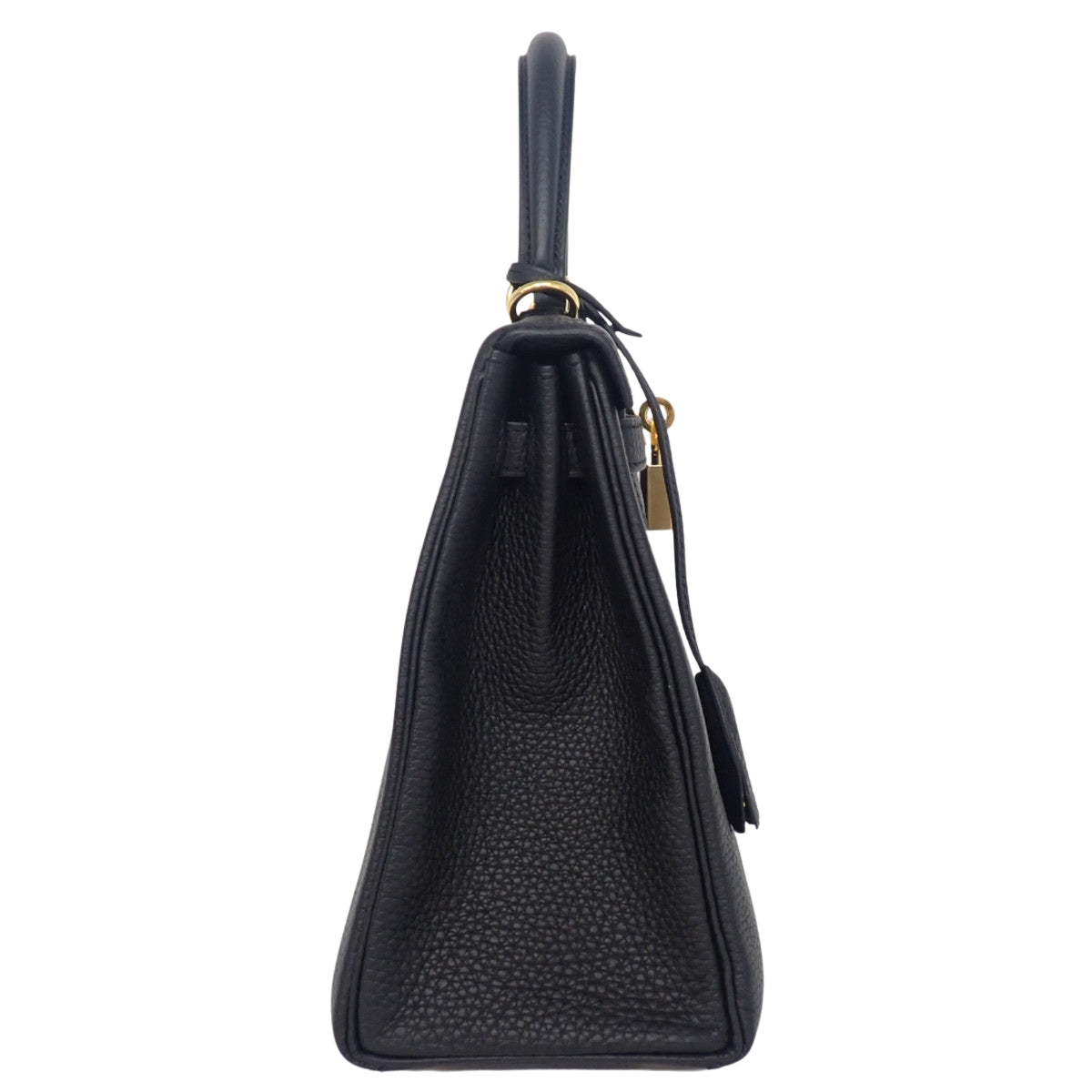 ケリー25 (内縫い) トゴ ブラック ゴールド金具 U刻印