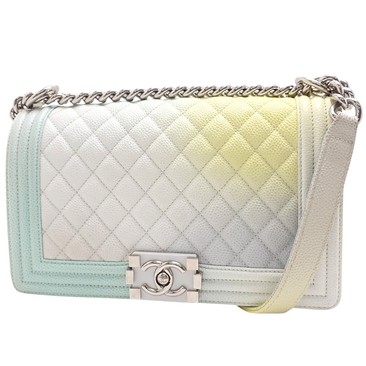 Boy Chanel 25 Gradient Caviar Skin Multicolor