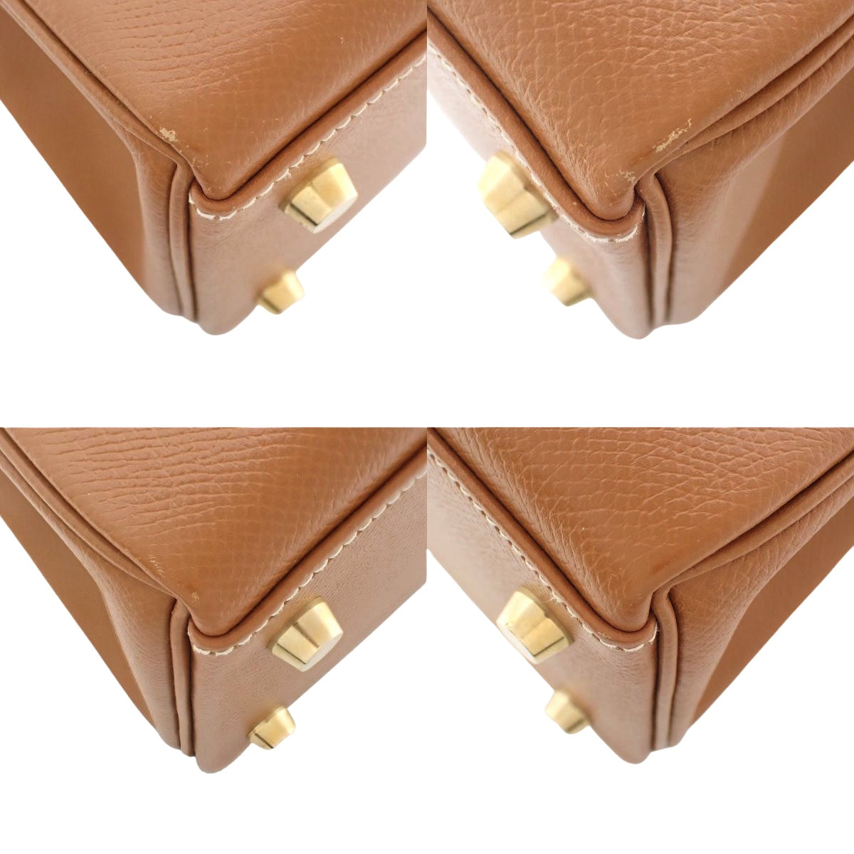 Kelly 28 (inner stitching) Kushvel Gold, Gold hardware, B stamp