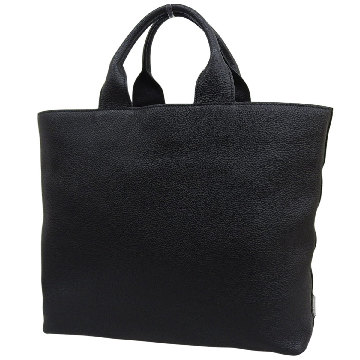 エンボスロゴ トートバッグ レザー ブラック 2VG109