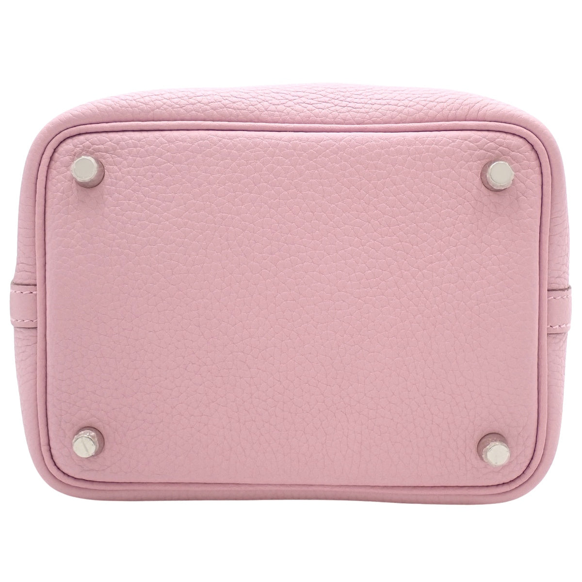Picotin Lock PM, Taurillon Clemence leather, palladium hardware, mauve sylvestre, silver hardware, Z stamp
