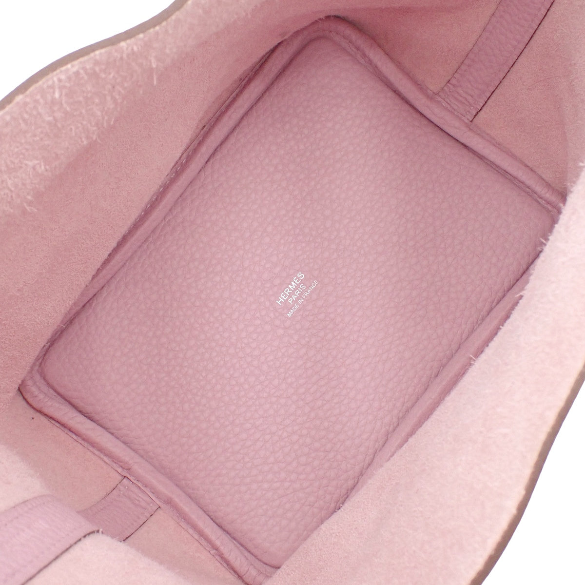Picotin Lock PM, Taurillon Clemence leather, palladium hardware, mauve sylvestre, silver hardware, Z stamp