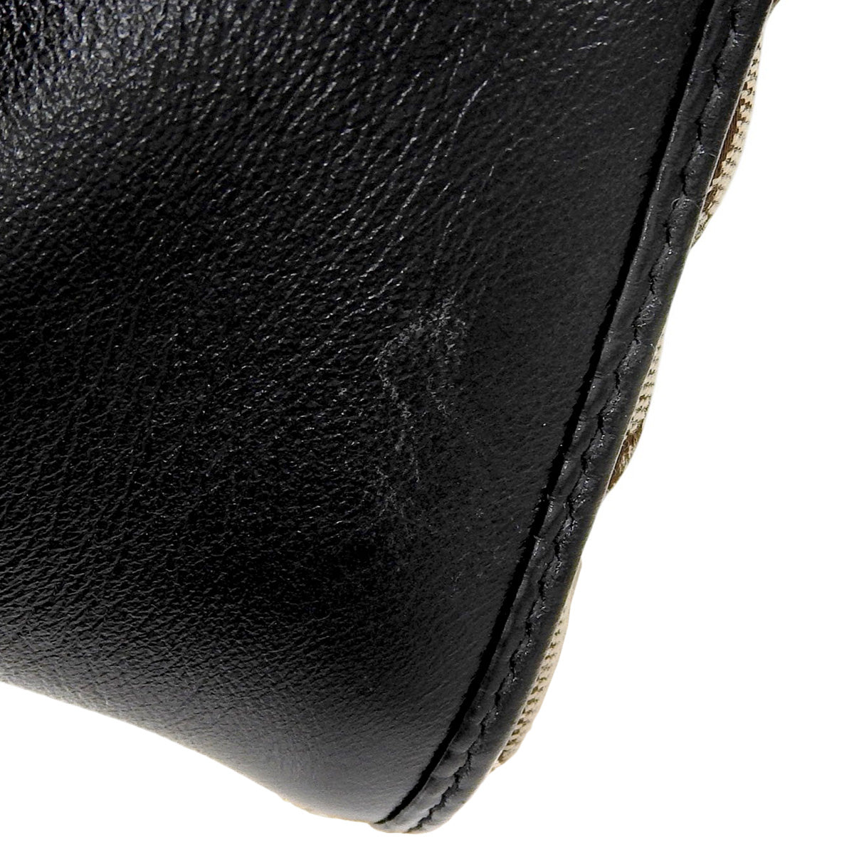 GGマーモント ミニトップ ハンドルバッグ GGキャンバス レザー ベージュ ブラック ブラウン 583571