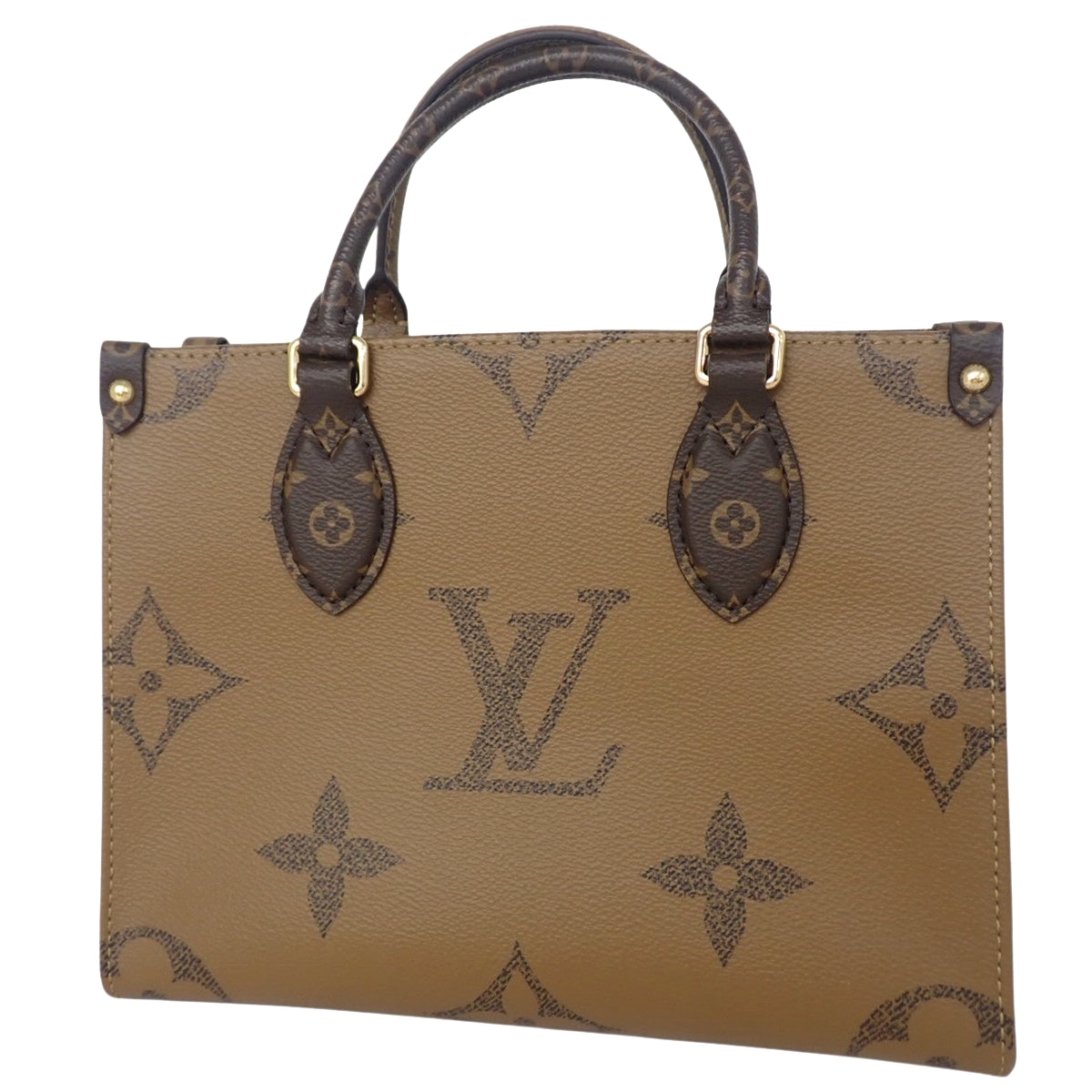 モノグラム オンザゴーPM モノグラムキャンバス モノグラムリバースキャンバス ブラウン M46373