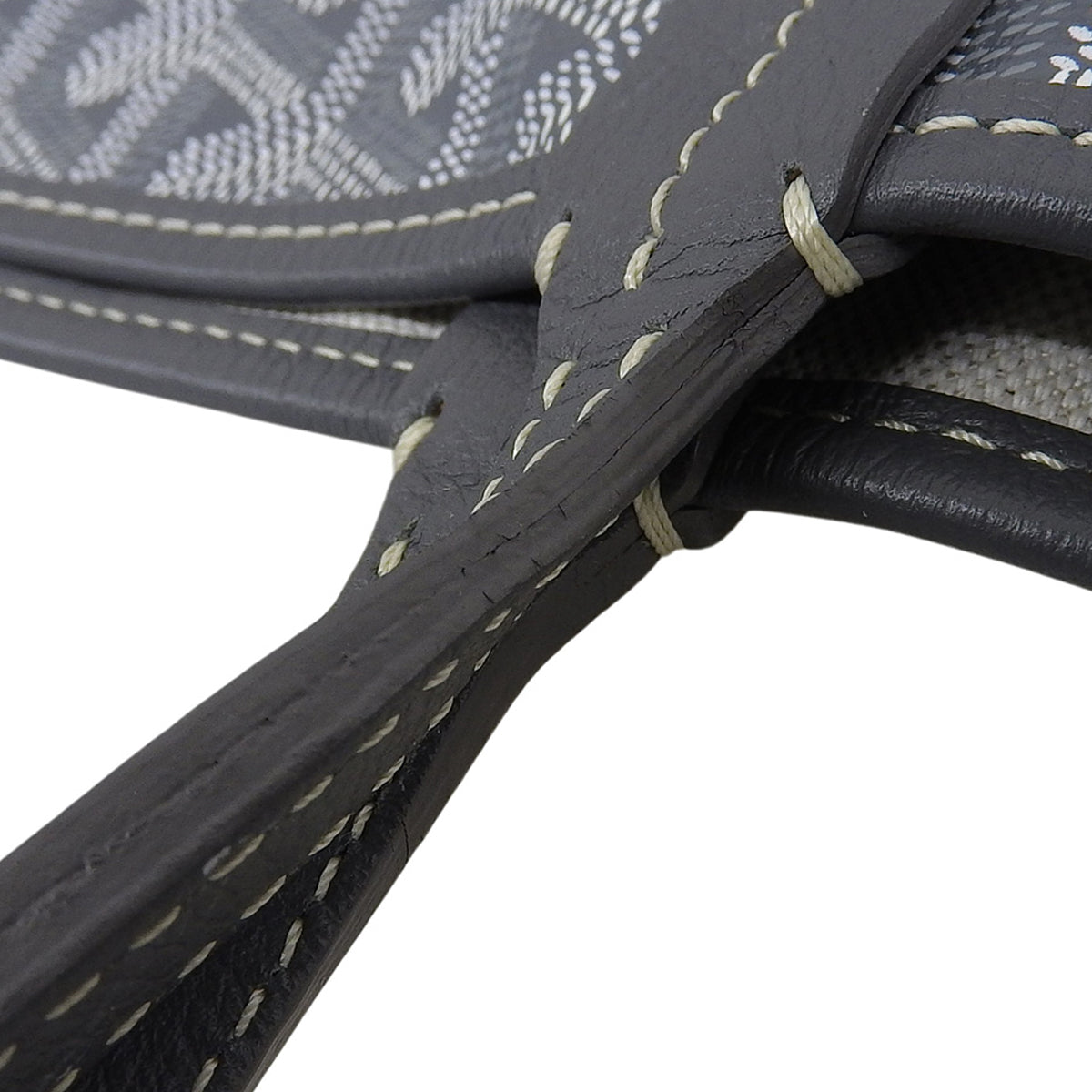 GOYARD Saint Louis GM Goyardine帆布 灰色 白色|Vintage Luxury Brand Specialty Store|日本东京涩谷|alamode