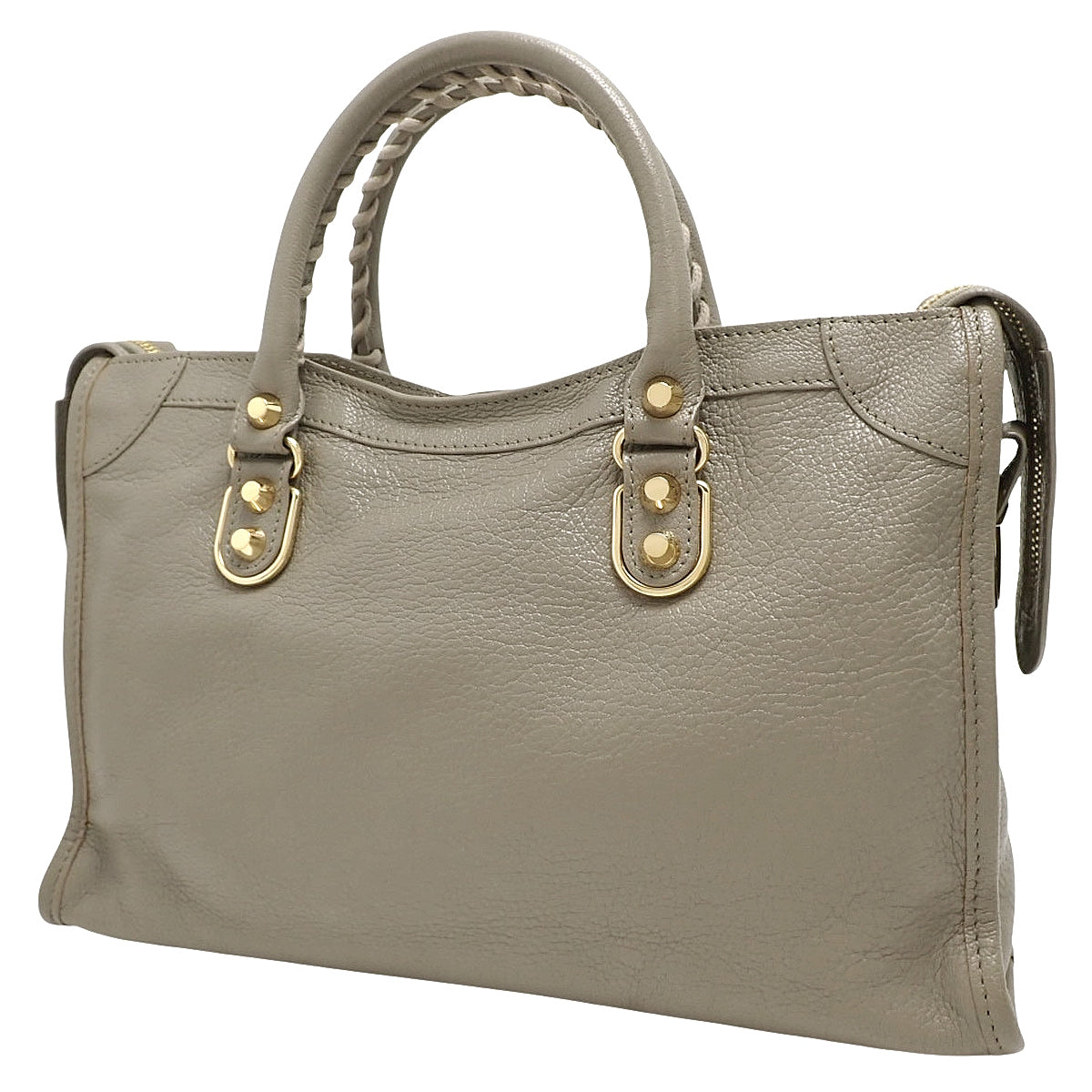 クラシック メタリック エッジ シティS レザー グレージュ 432831