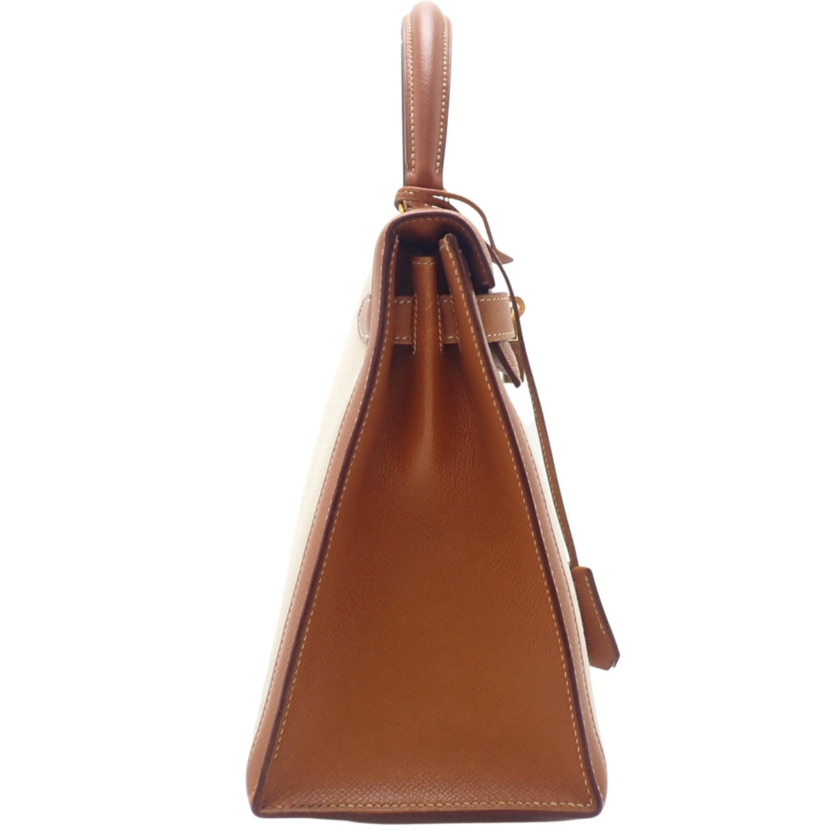 ケリー28 (外縫い) ヴォーガリバー トワルアッシュ ナチュラル ゴールド金具 〇U刻印