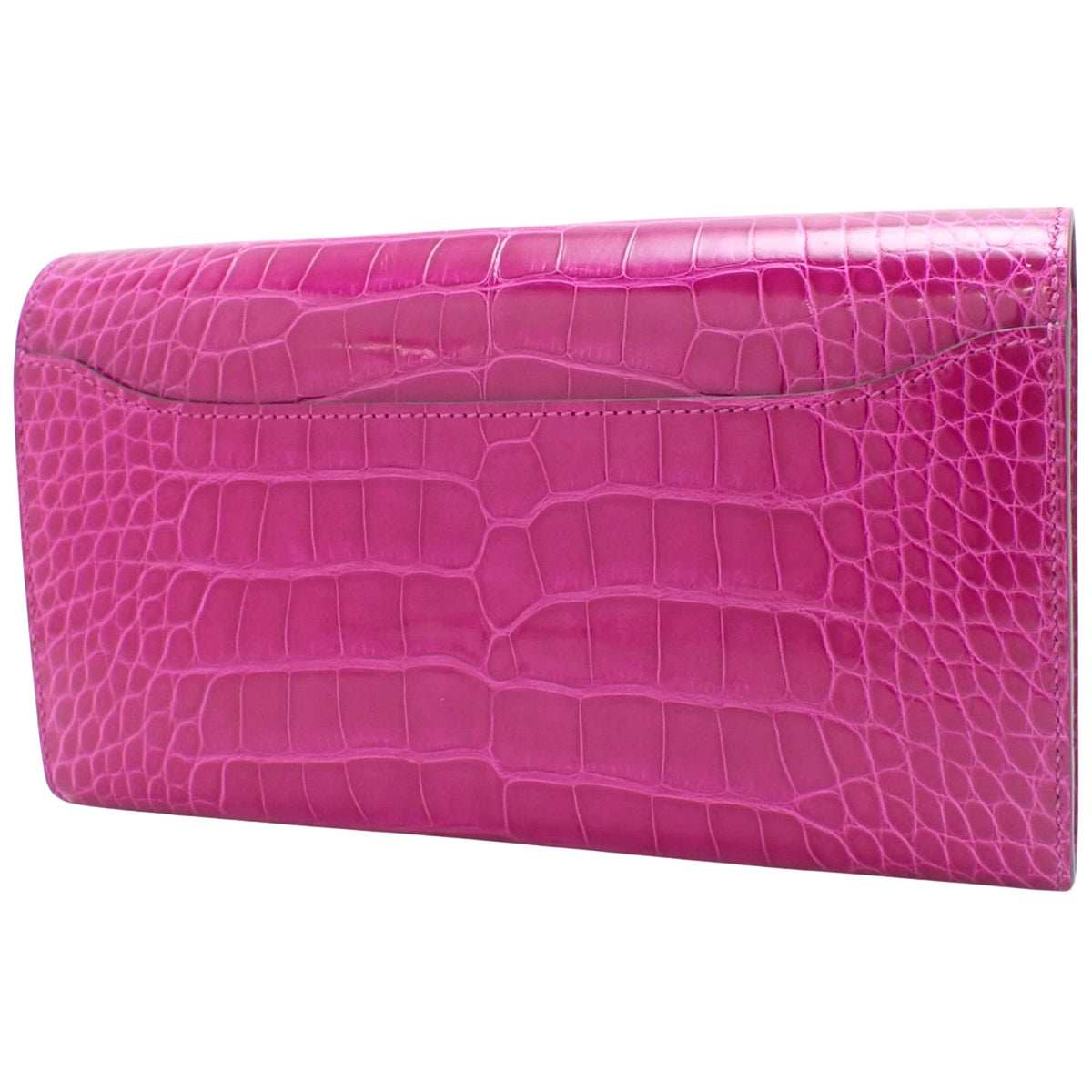 Constance Long Alligator Crocodile Rose Scheherazade Gold Hardware Z stamp