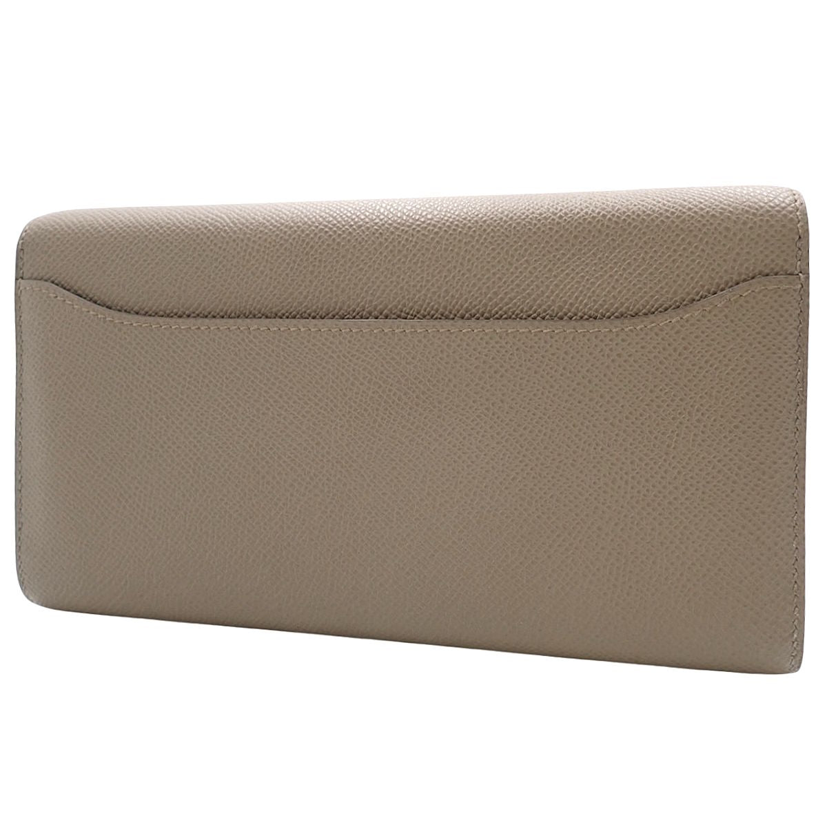 Constance Long To-Go Epsom Leather Etain Silver Hardware K Stamp