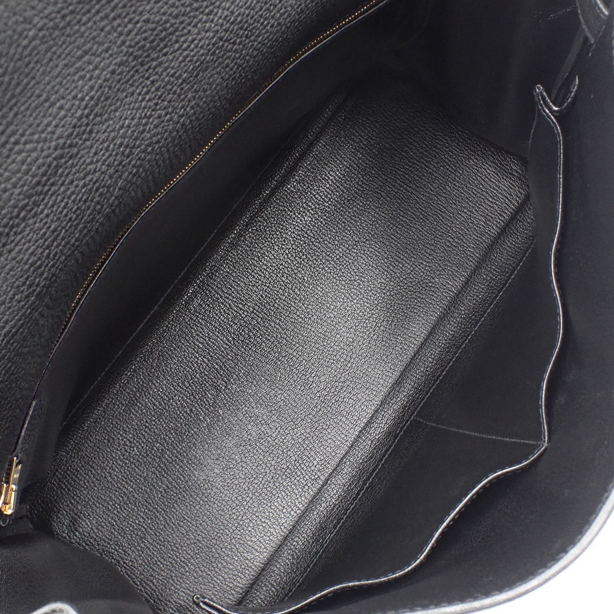 ケリー35 (内縫い) トゴ ブラック ゴールド金具 ▢O刻印