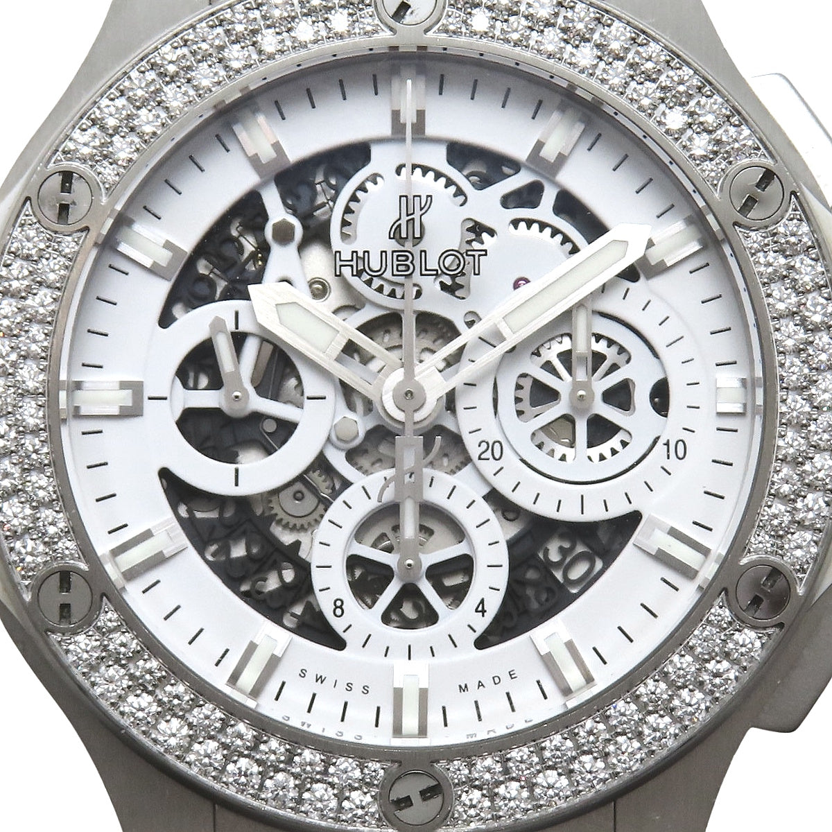 BIG BANG AEROBANG ALL WHITE 日本限定 311.SE.2010.RW.1104.JSM12 精钢/橡胶 镂空表盘 白色 自动机械 男士