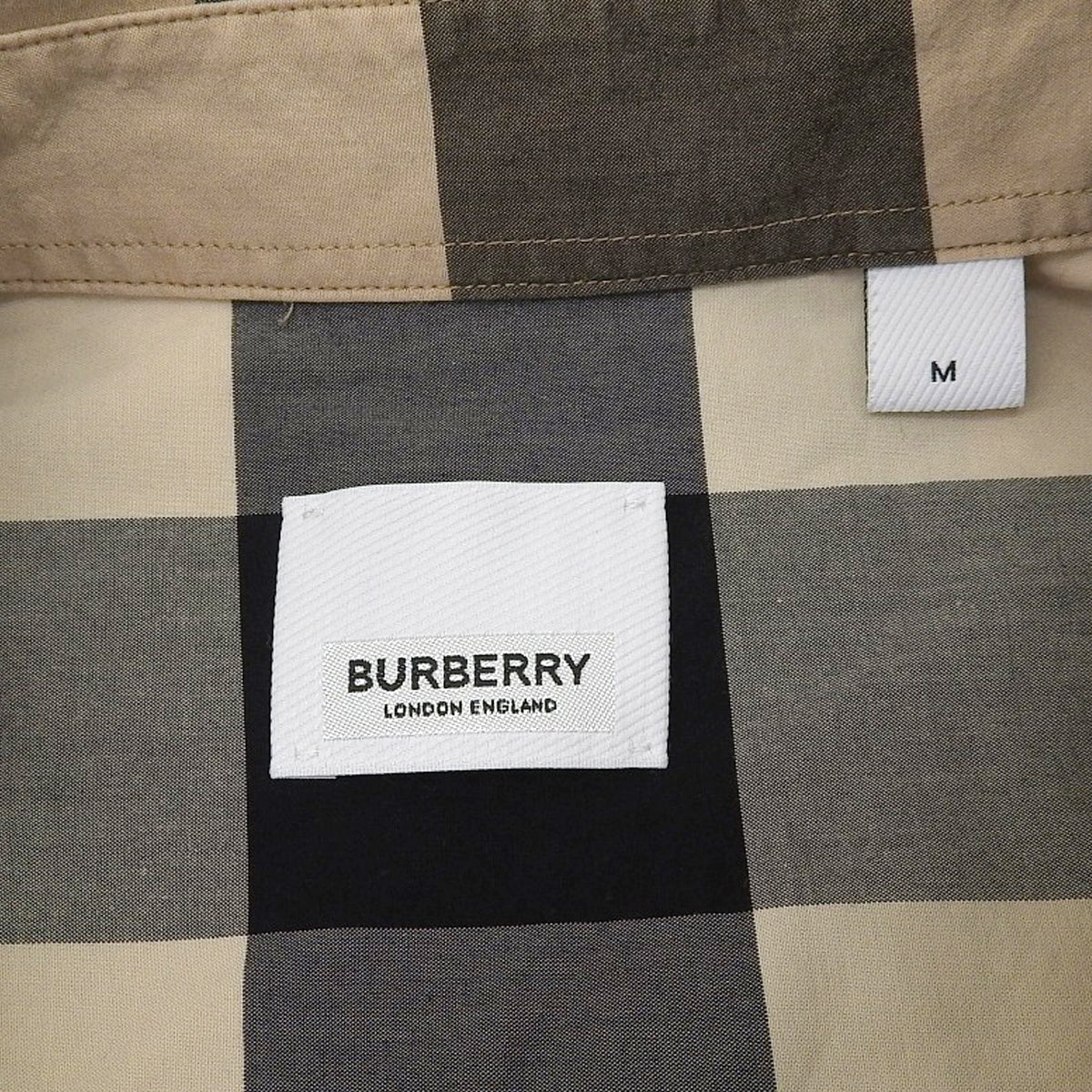 ノバチェック シャツ M