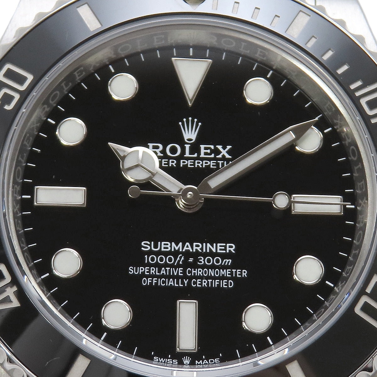Submariner 124060 SS Random Serial Black Automatic Men's