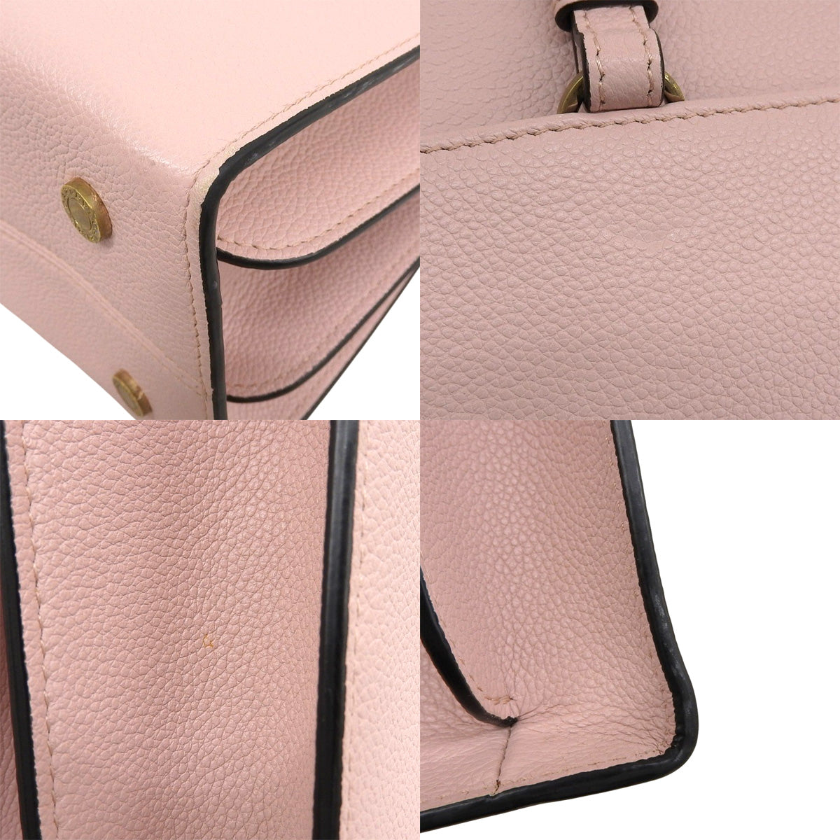 アルバ 2WAY ハンドバッグ レザー ピンク 287286