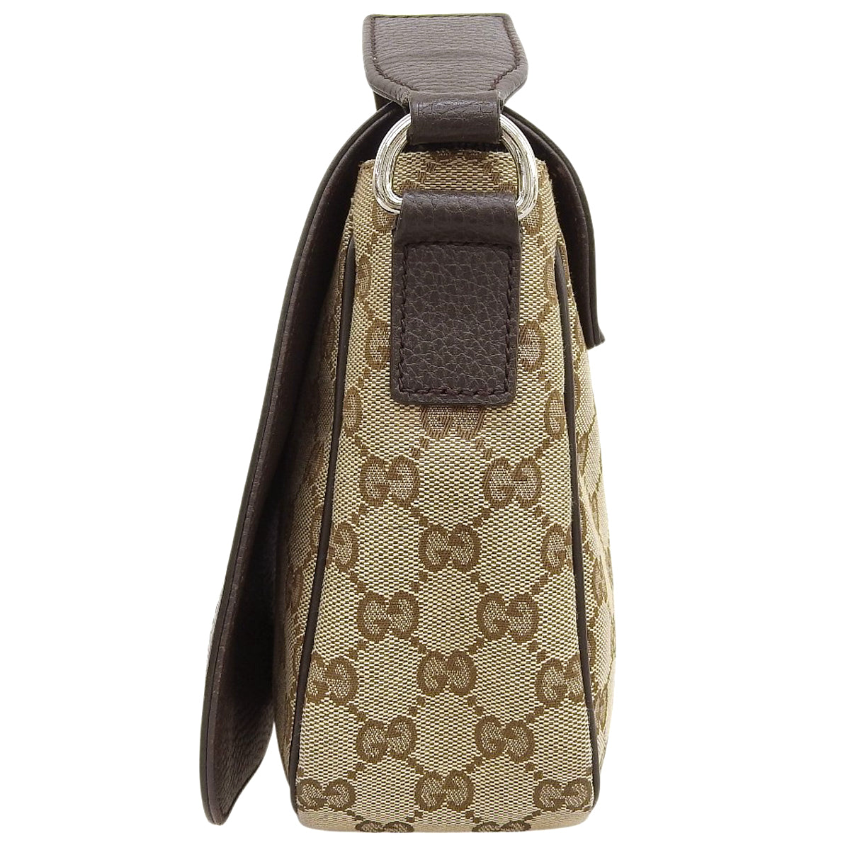 GG canvas shoulder bag, beige and brown, 449172