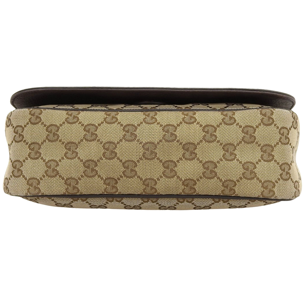 GG canvas shoulder bag, beige and brown, 449172