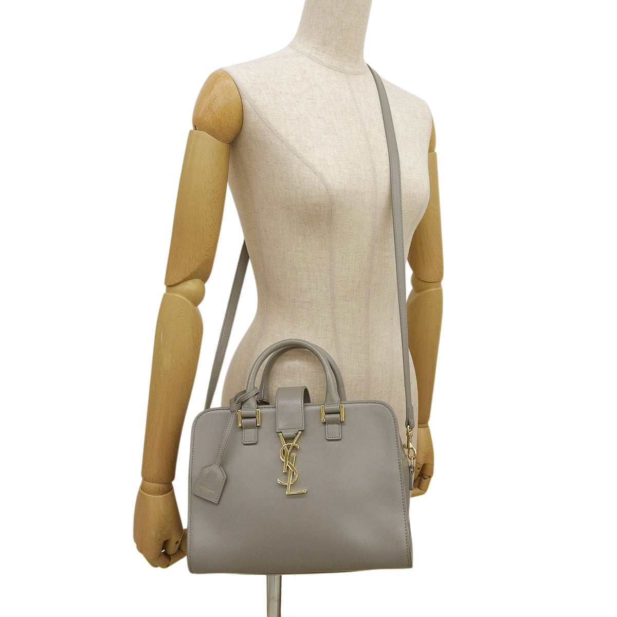 ベイビーカバス レザー グレージュ 568853