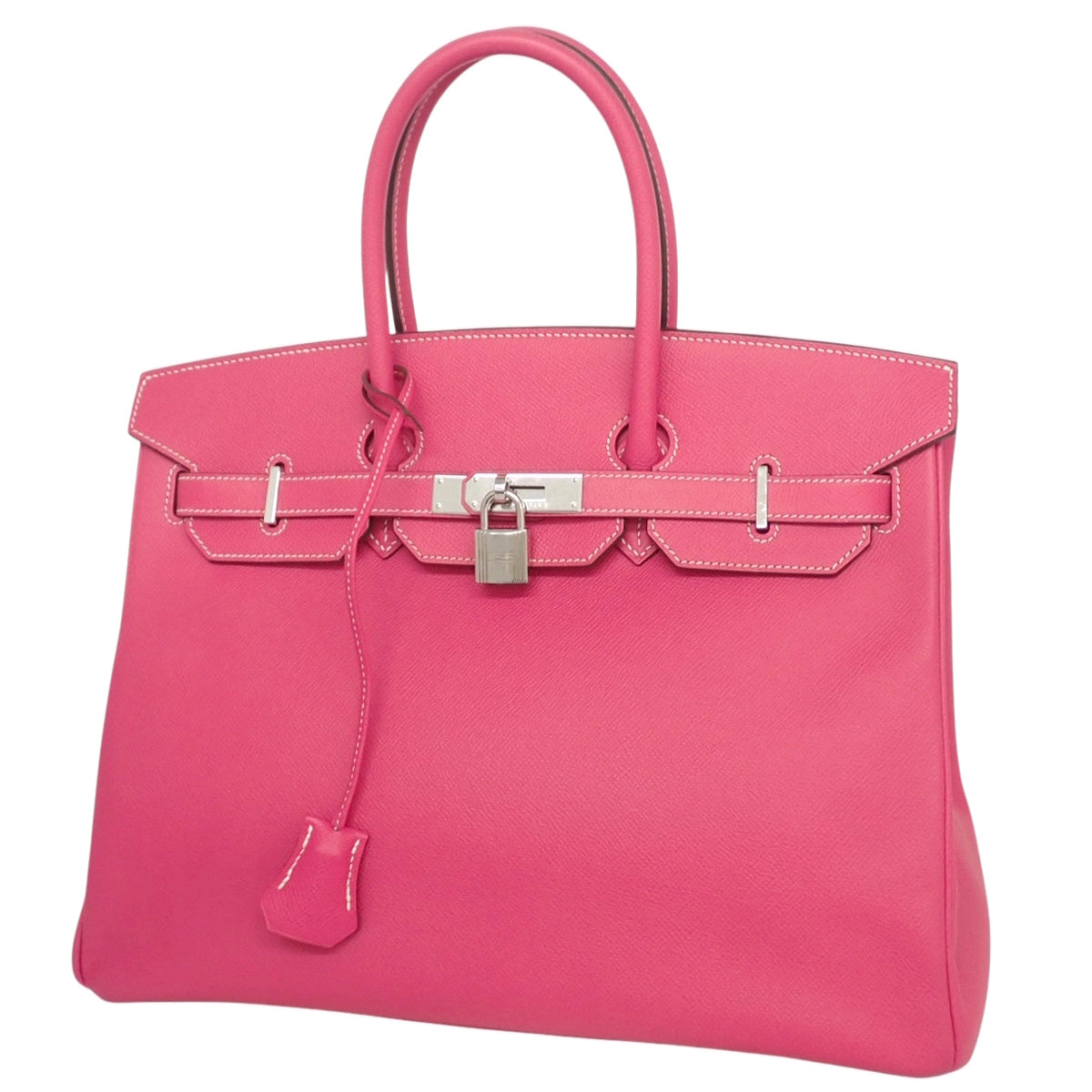 キャンディ バーキン35 ヴォーエプソン パラジウム金具 ローズティリアン □Q刻印