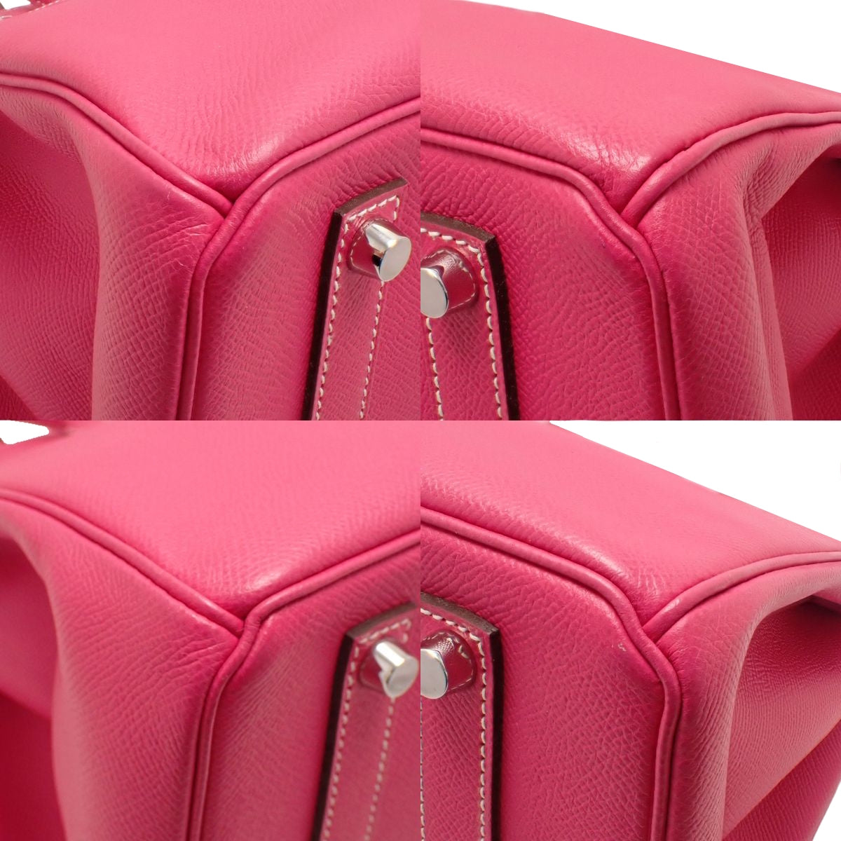 キャンディ バーキン35 ヴォーエプソン パラジウム金具 ローズティリアン □Q刻印