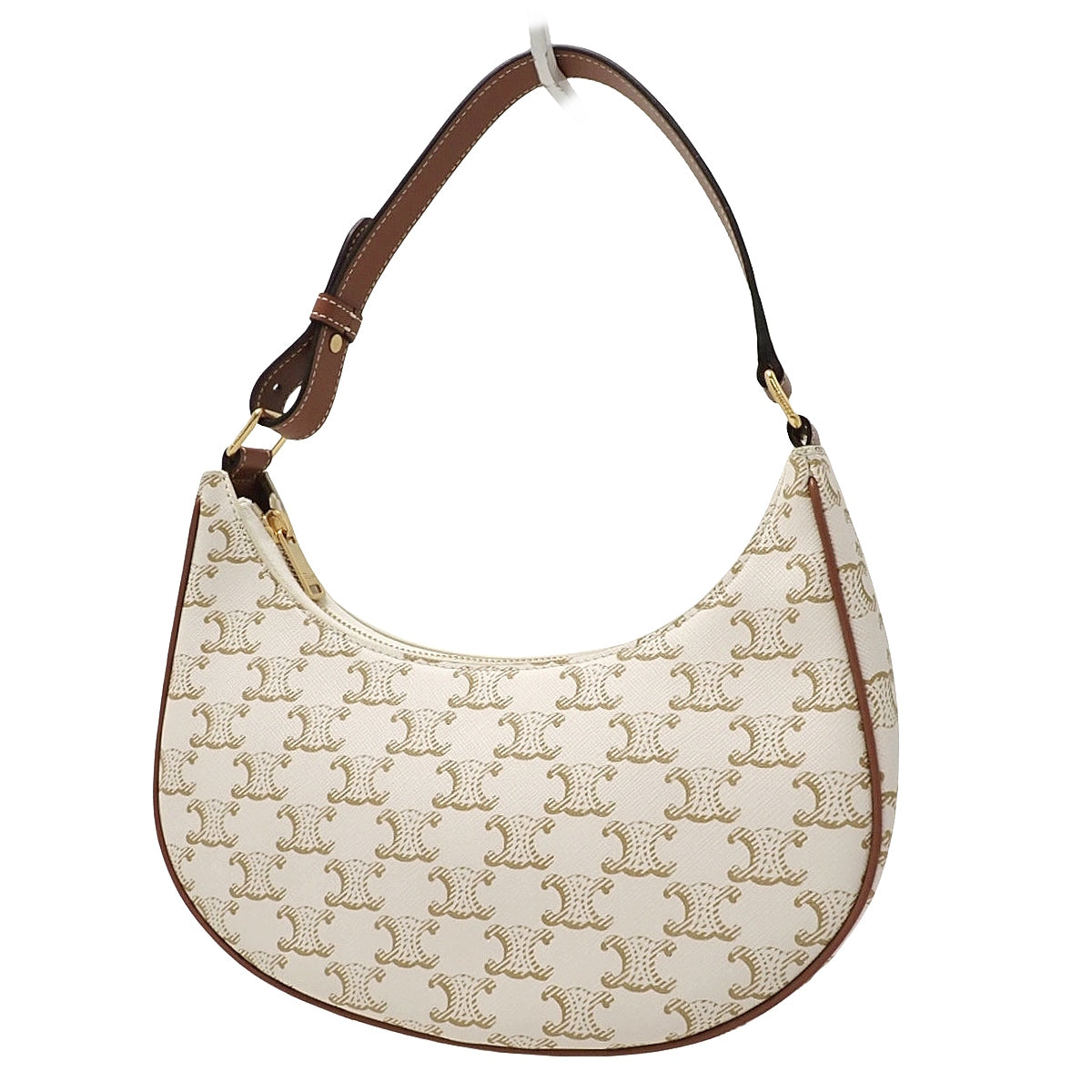 AVA Ava Bag Calfskin Triomphe Canvas Tan 193952BZJ.01BC