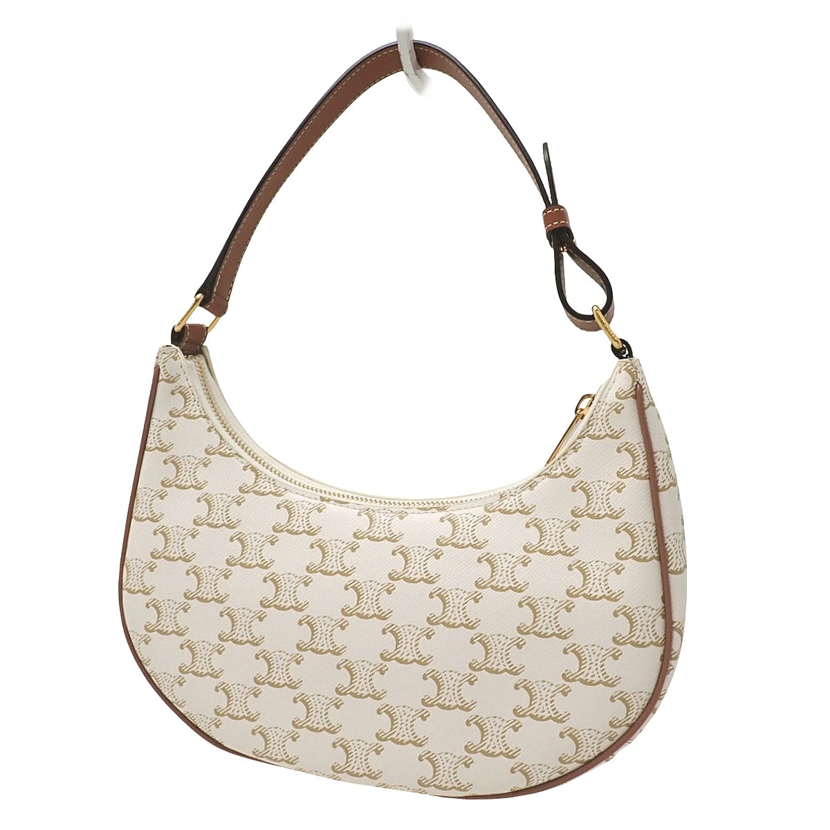 AVA Ava Bag Calfskin Triomphe Canvas Tan 193952BZJ.01BC