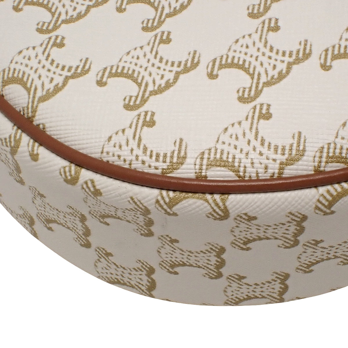 AVA Ava Bag Calfskin Triomphe Canvas Tan 193952BZJ.01BC