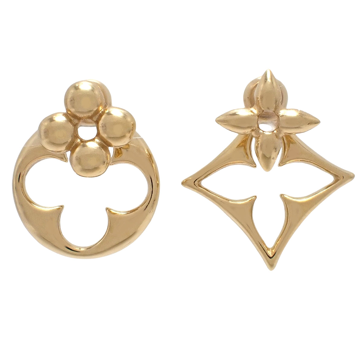 ピアス・LV フラワーグラム メタル(GP)