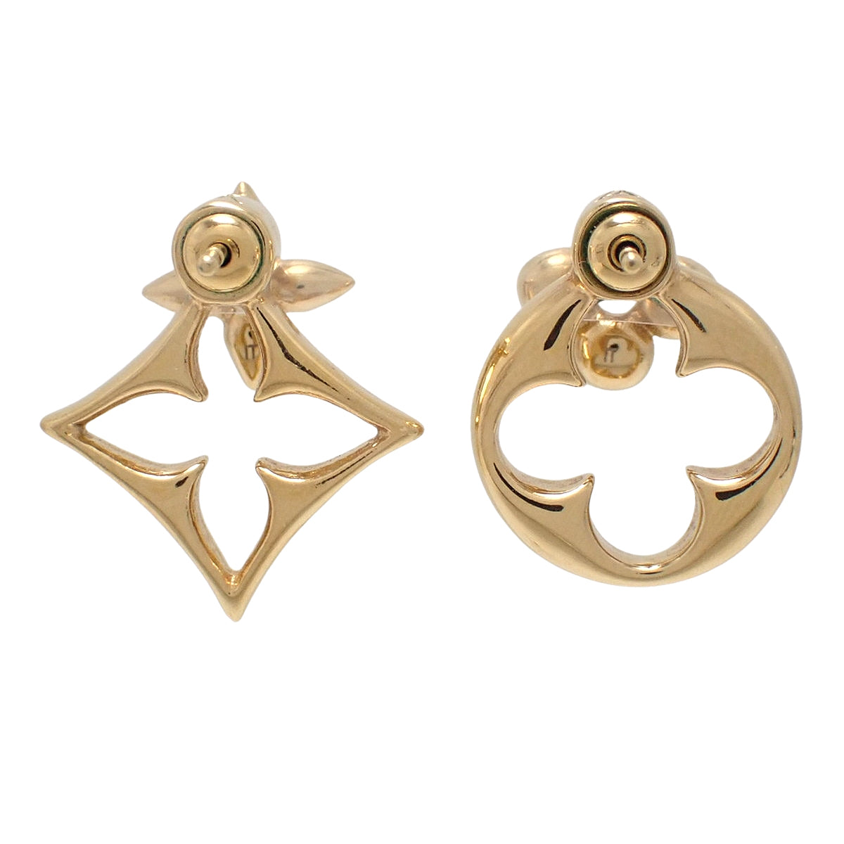 ピアス・LV フラワーグラム メタル(GP)