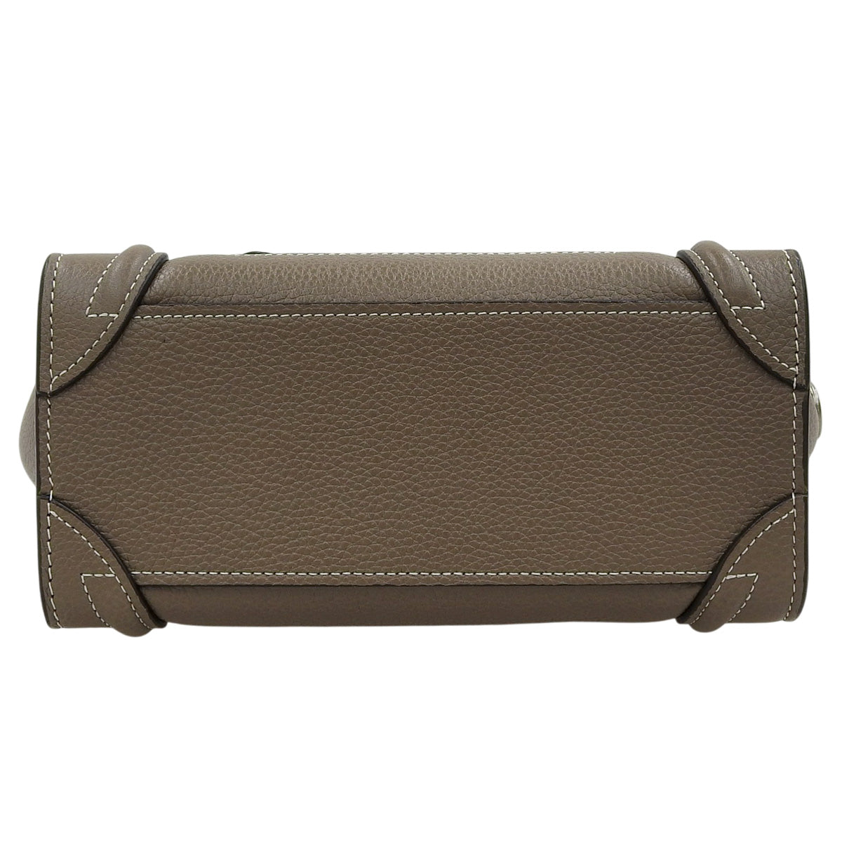 Luggage Nano Shopper in Drummed Calfskin, Slim Fit, 189243DRU.09SO
