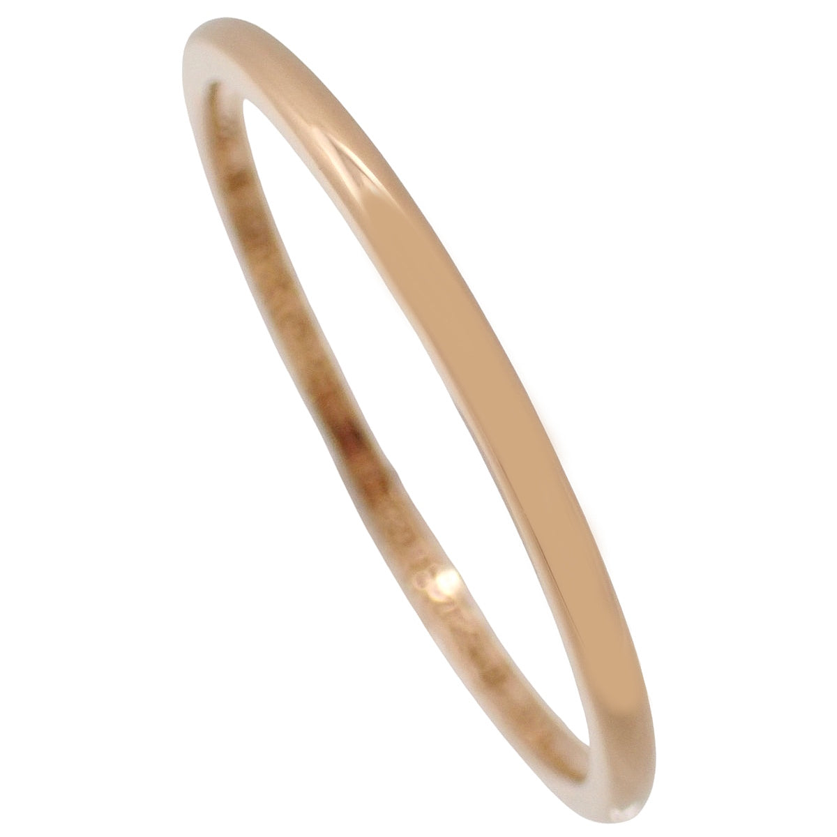 Bubble Gum Wedding Ring, Pink Gold, K22PG, 2.3g