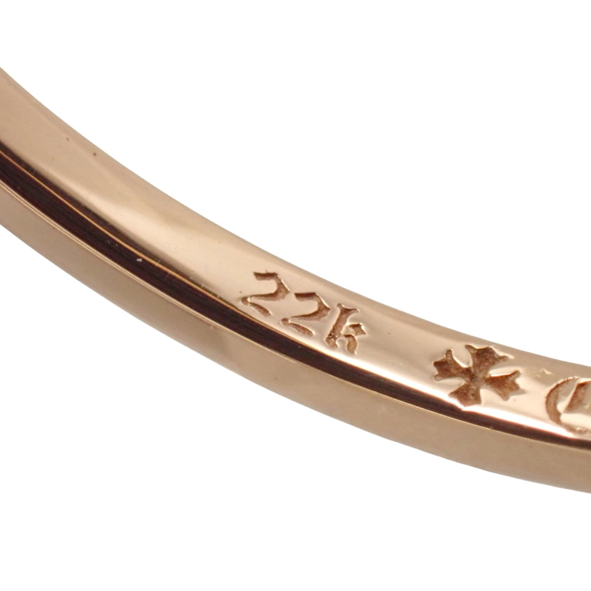 バブルガムリング ウェディング ピンクゴールド K22PG 2.3g