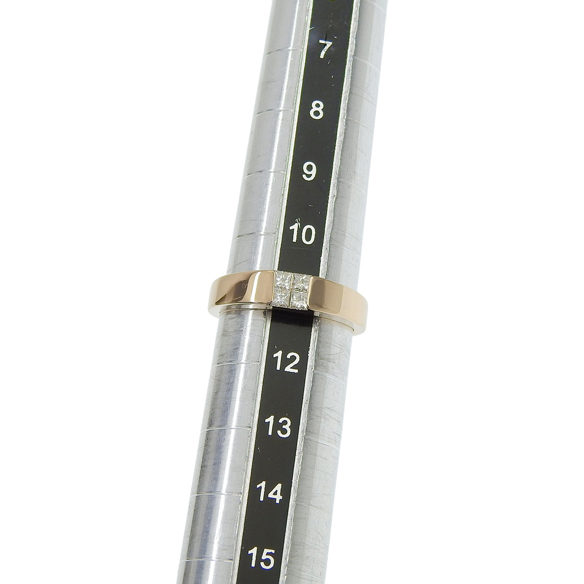 4PDリング ダイヤモンド D0.20 ピンクゴールド K18PG 11(51)号 3.6g