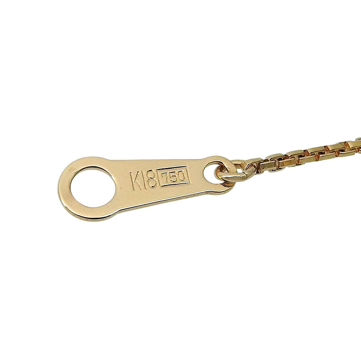 1PD ネックレス D0.528 イエローゴールド K18YG 5.2g
