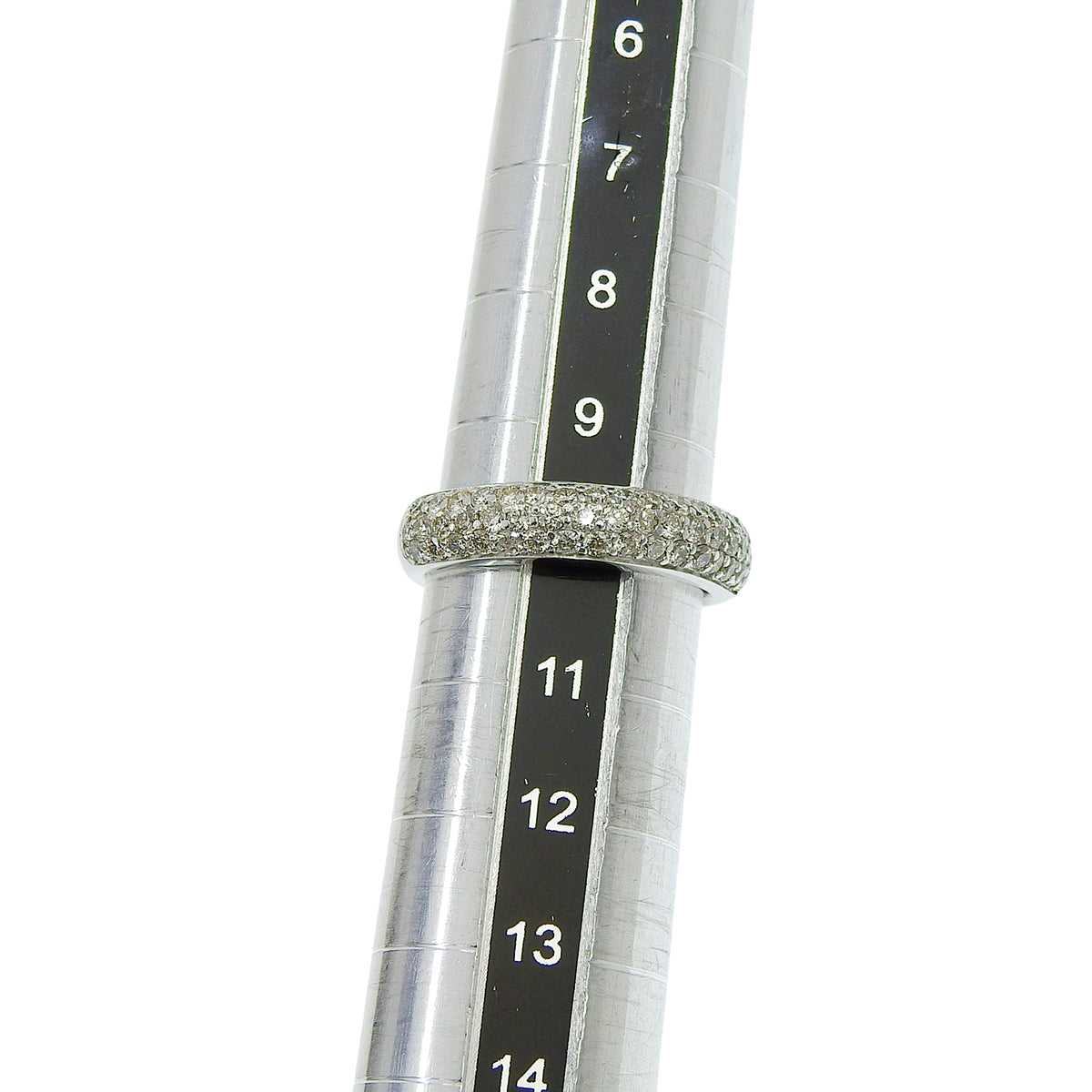 ダイヤモンドリング D0.87 ホワイトゴールド K18WG 10(50)号 4.6g
