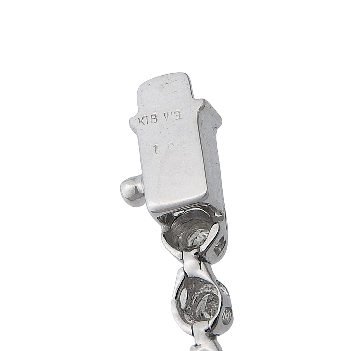 ダイヤモンド ブレスレット D1.00 ホワイトゴールド K18WG 5.2g