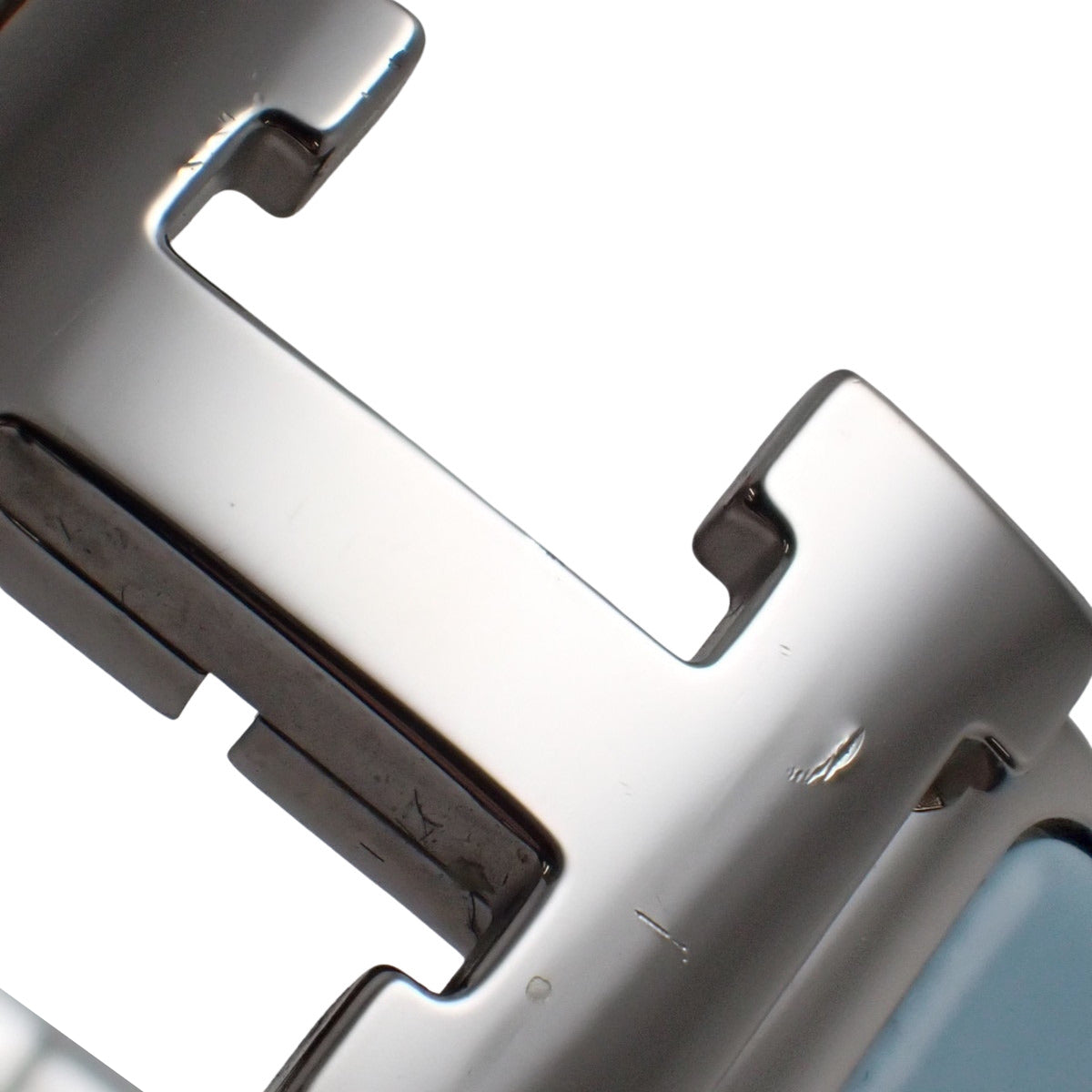 Click-Clack H Metal Enamel Bracelet