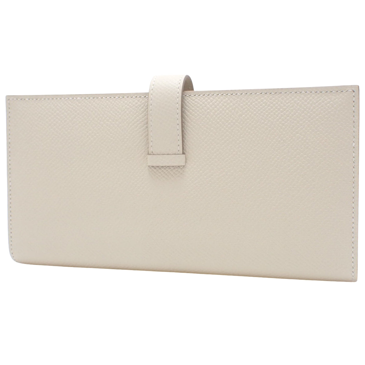 Bearn soufflet, Epsom leather, cream, gold hardware, W stamp