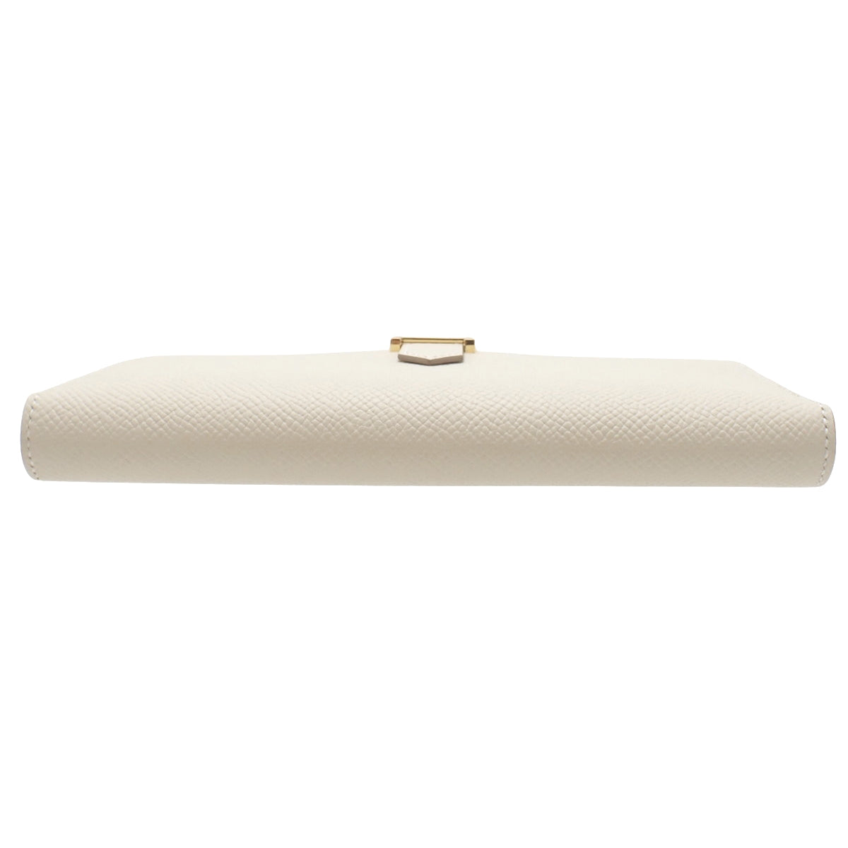 Bearn soufflet, Epsom leather, cream, gold hardware, W stamp