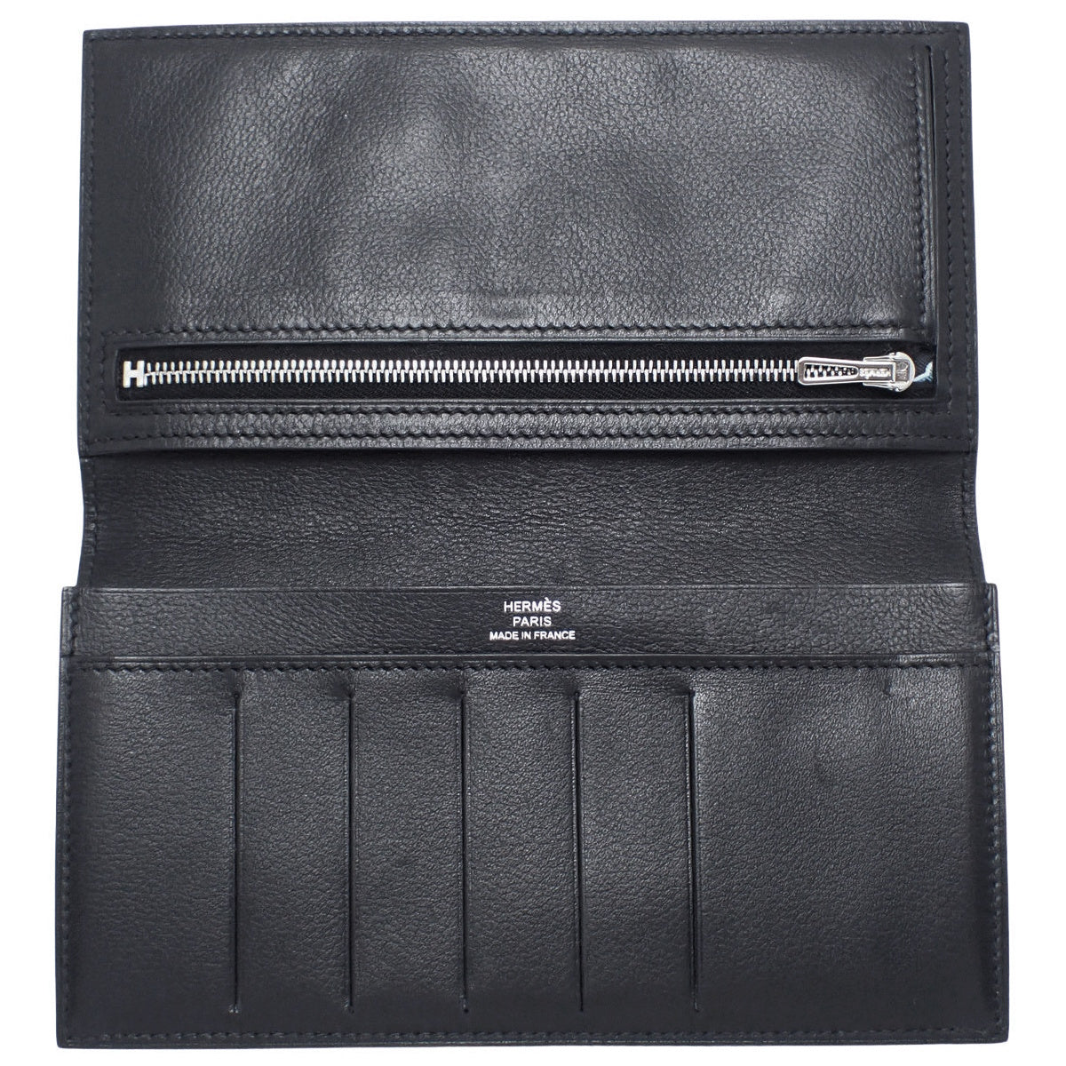 Citizen Twill Long Evercolor Palladium Hardware Black B Stamp