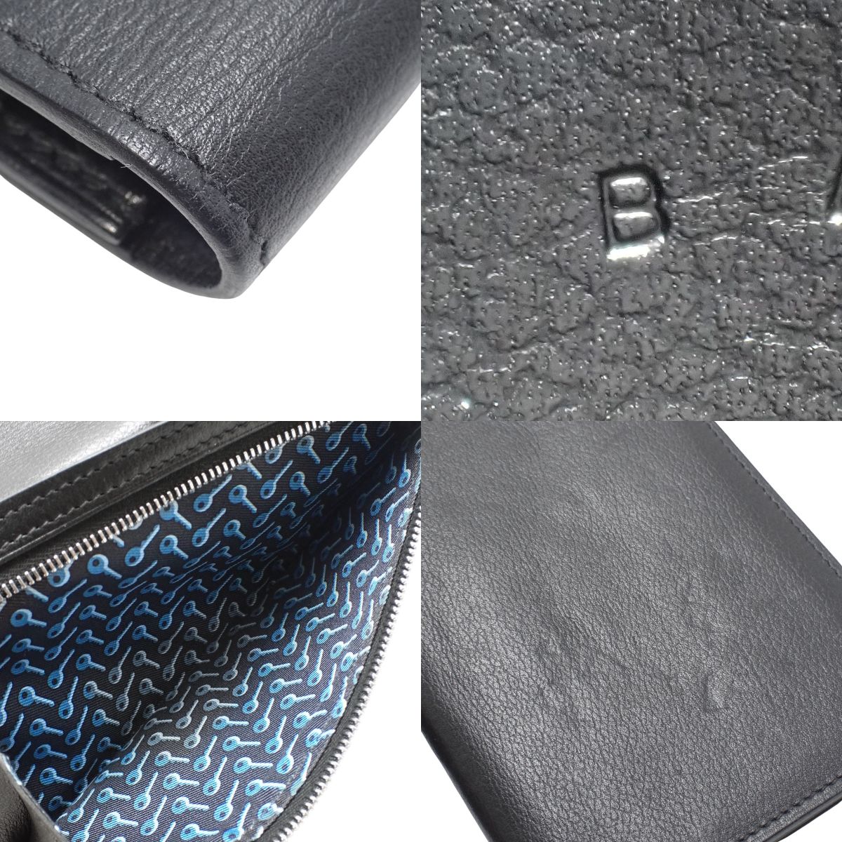Citizen Twill Long Evercolor Palladium Hardware Black B Stamp