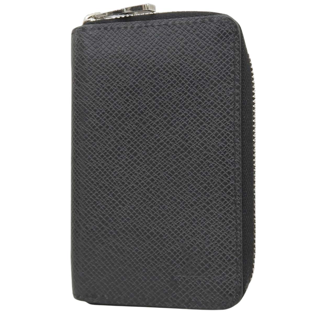 Taiga Zippy Coin Purse, Taiga leather, Ardoise, M30511