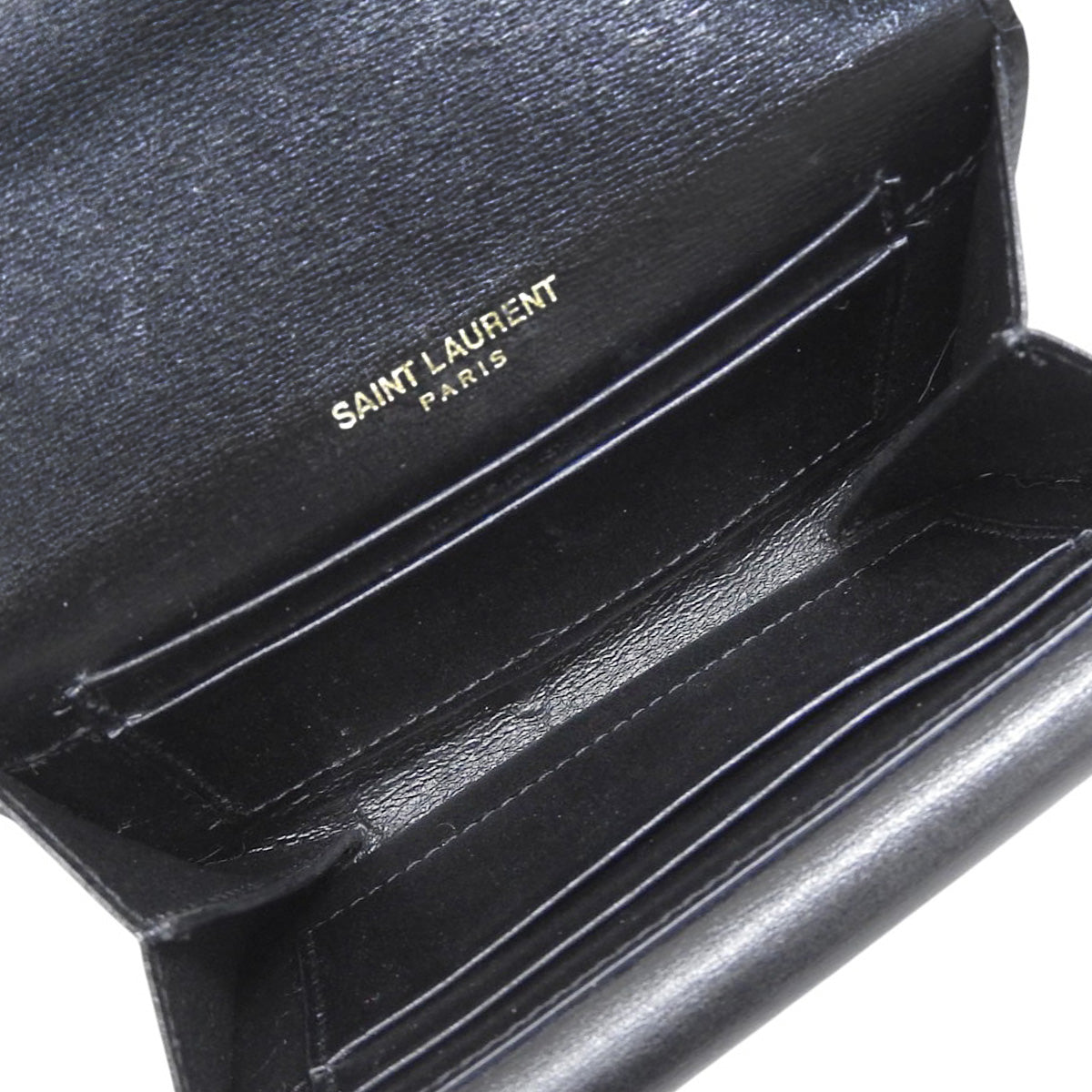 シュルピス ウォレット カーフ ブラック