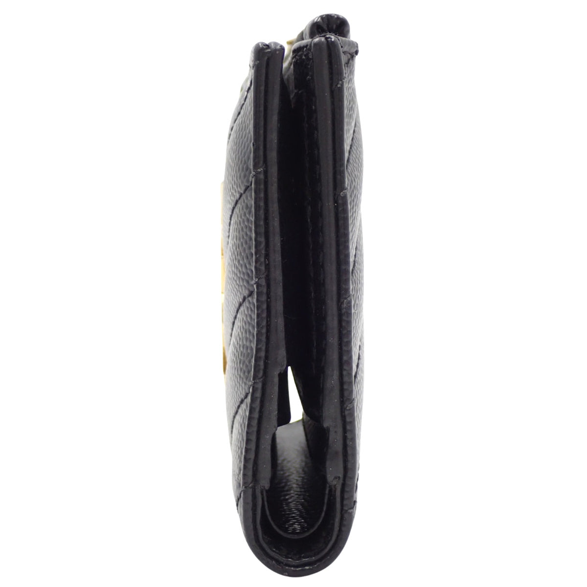 Monogram Bifold Wallet in Grained de Poudre Embossed Leather, Black 575879BOW011000