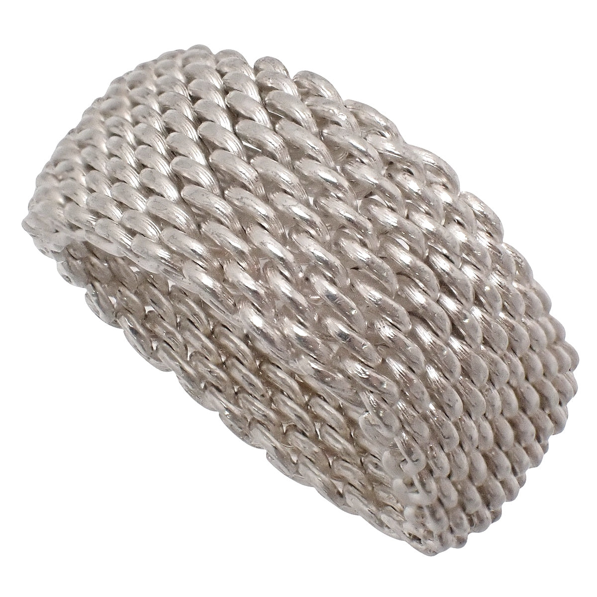 Somerset Mesh Ring Silver SV925 Size 19 (US 9)