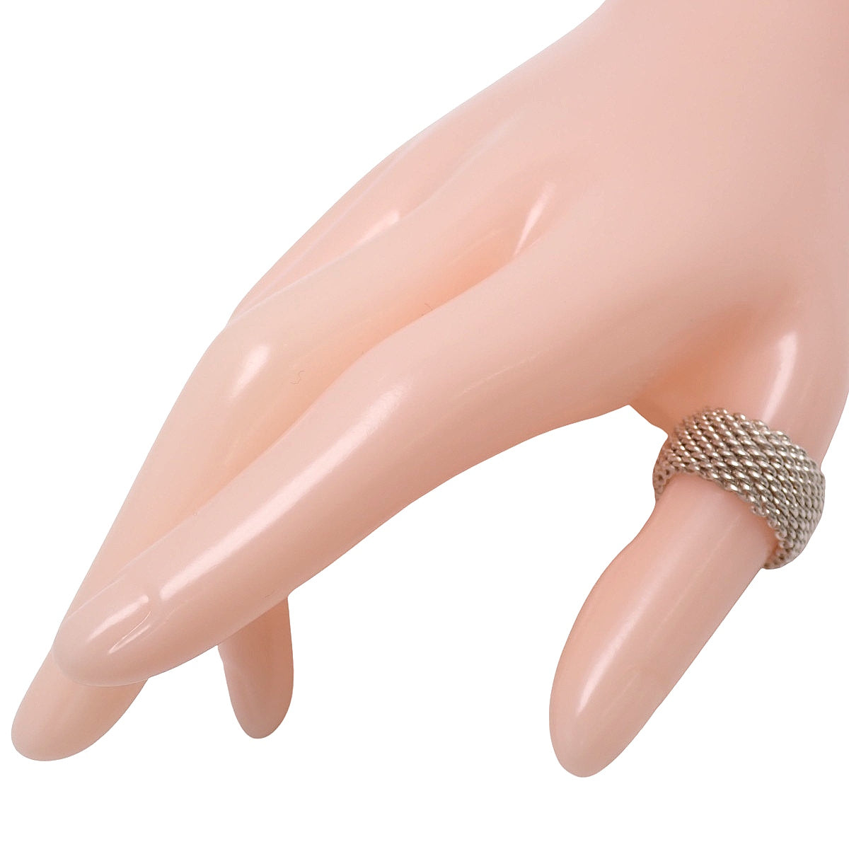 Somerset Mesh Ring Silver SV925 Size 19 (US 9)