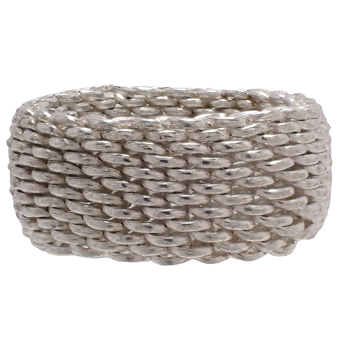 Somerset Mesh Ring Silver SV925 Size 19 (US 9)