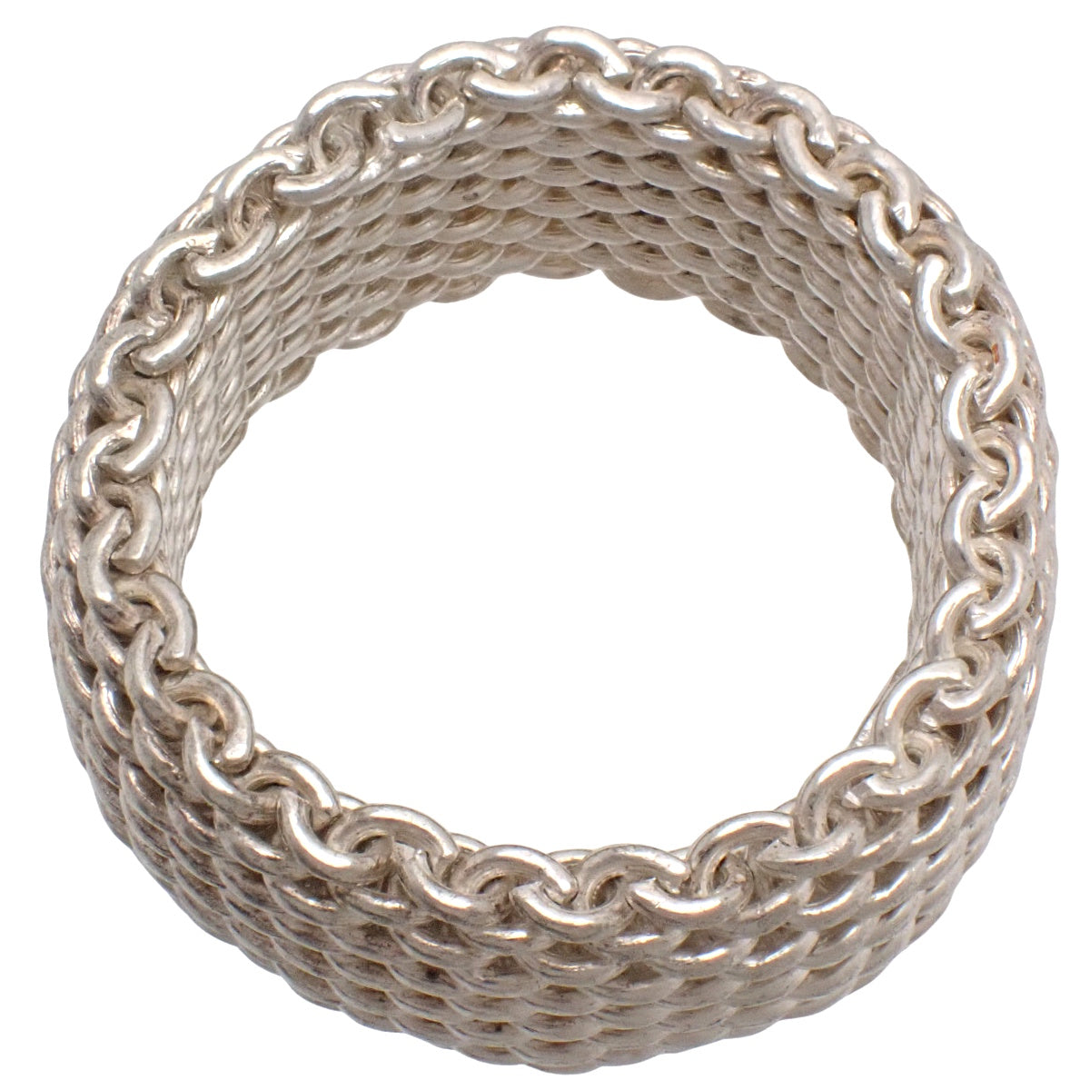 Somerset Mesh Ring Silver SV925 Size 19 (US 9)