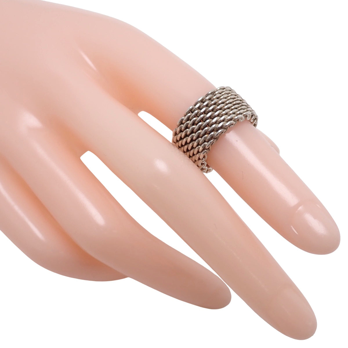 サマセット メッシュ リング シルバー SV925 8(48)号