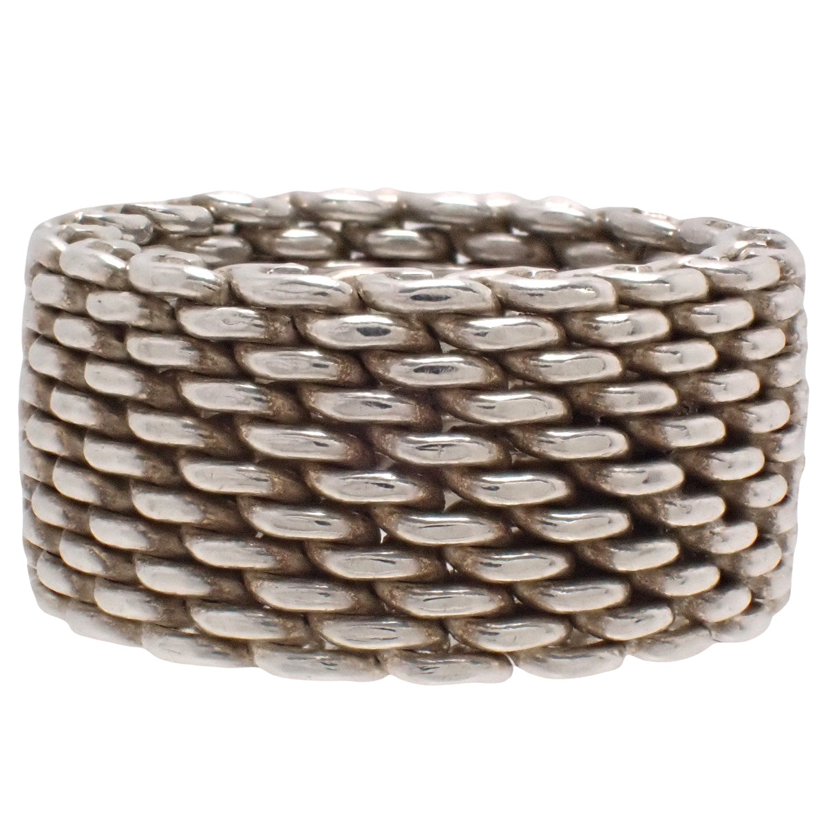 サマセット メッシュ リング シルバー SV925 8(48)号